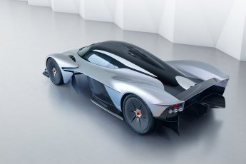 Aston Martin Valkyrie rear side top view