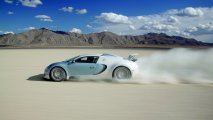 Bugatti Veyron 16.4 side view speeding