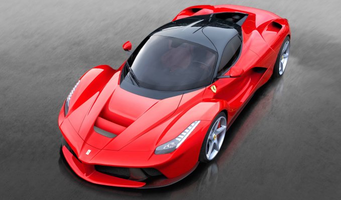 Ferrari LaFerrari front side view