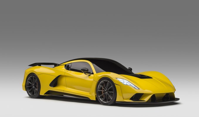Hennessey Venom F5 front side view