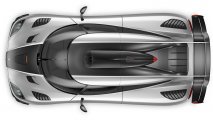 Koenigsegg One:1 top view clean