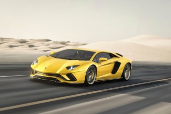 Lamborghini Aventador S front side view