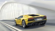 Lamborghini Aventador S rear side view
