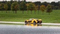 McLaren P1 rear side view park