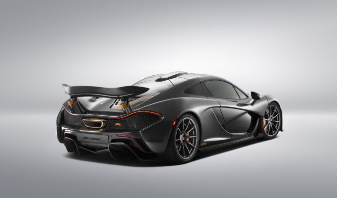 McLaren P1 rear side view