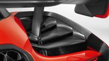 McLaren Senna rear wing details