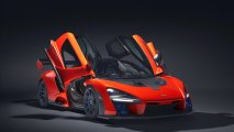 McLaren Senna doors open front side