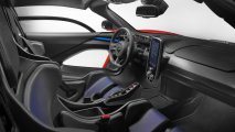 McLaren Senna interior view with door window
