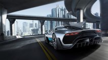Mercedes AMG Project rear side city view