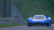 NIO EP9 electric hypercar front view Nürburgring