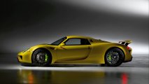 Porsche 918 Spyder side view