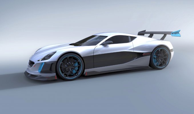 Rimac Concept S front side view