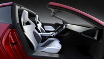 Tesla Roadster interior view