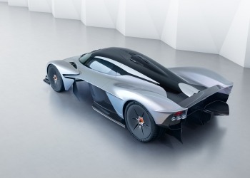 Aston Martin Valkyrie rear side top view