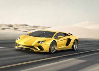 Lamborghini Aventador S front side view